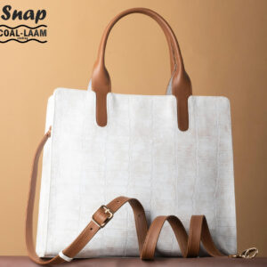Snap Leather Bag by Coal Laam:
